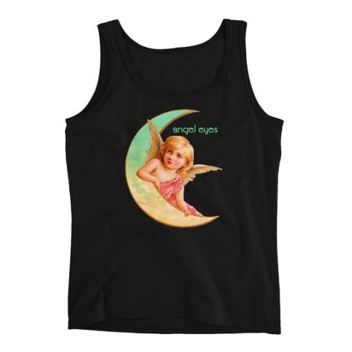 Angel Eyes Crescent Moon Tank Top