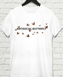 Antisocial butterfly T-shirt