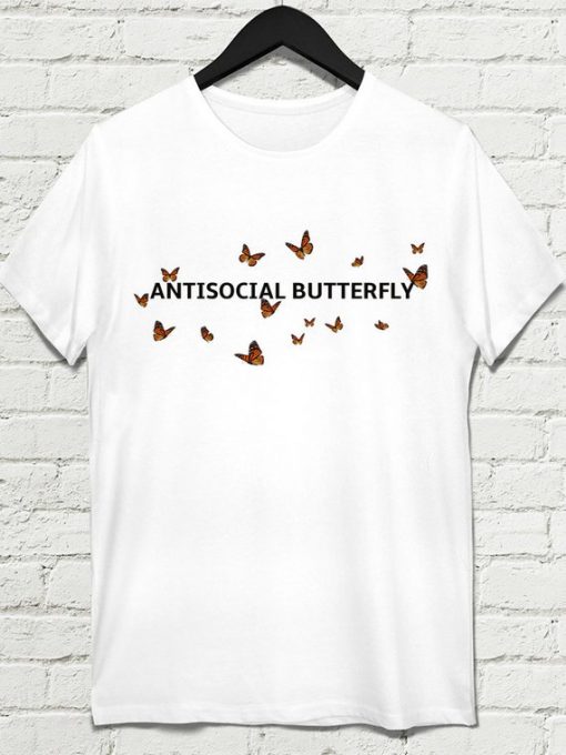 Antisocial butterfly T-shirt