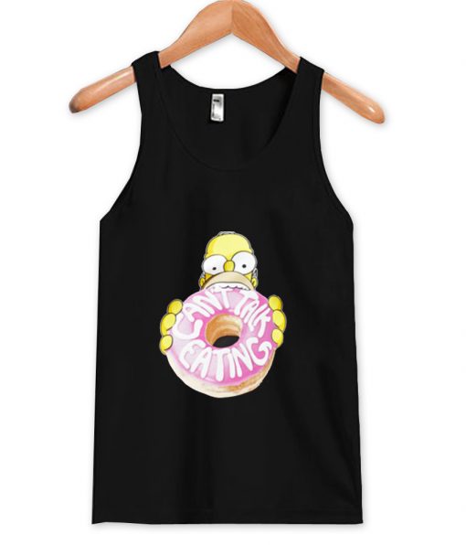 Bart Simpsons Can't Talk Eating Tank top