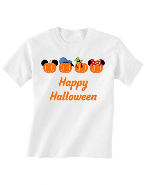 Character Pumpkins Happy Halloween T Shirt