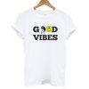 Good Vibes Yin Yang Emoji Smiley T shirt