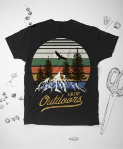 Great Outdoor Mountains T Shirt