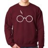 Harry Potter Lightning Glasses Sweatshirt