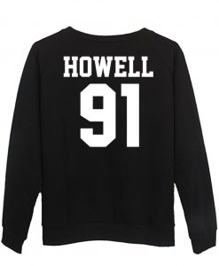 Howell 91 sweatshirt back