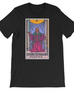 Justice Tarot Card T Shirt