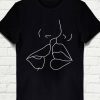 Kissing T-shirt black