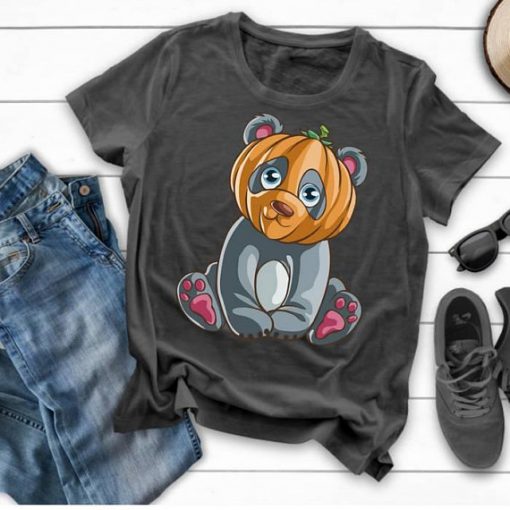 Panda Pumpkin Halloween T Shirt