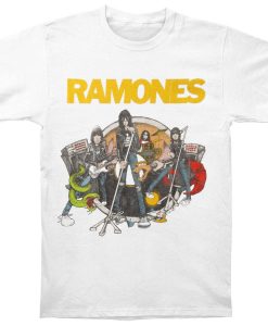 Ramones Live Cartoon Vintage T Shirt