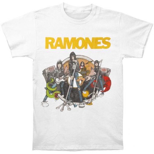 Ramones Live Cartoon Vintage T Shirt