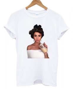 Selena Gomez Drinking Photoshoot 2016 T shirt