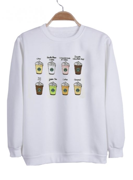 Starbucks coffee drink sweatshirt