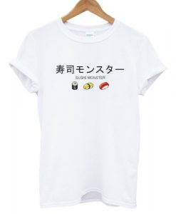 Sushi Monster Japanese T shirt