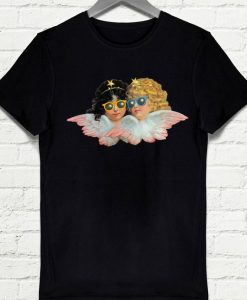 Vintage Fiorucci Angel T-shirt black