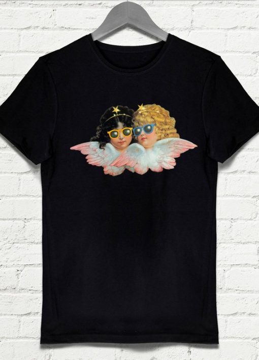 Vintage Fiorucci Angel T-shirt black