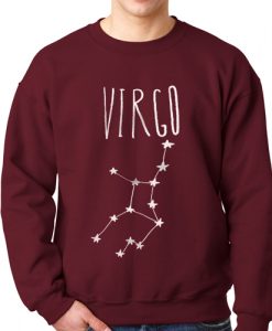 Virgo constellation drawing Sweatshirt