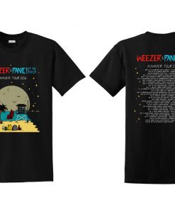 Weezer & Panic At The Disco Summer Tour 2016 T-Shirt Twoside