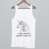 i liked unicorns before it was cool Tank Top