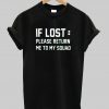 if lost t shirt