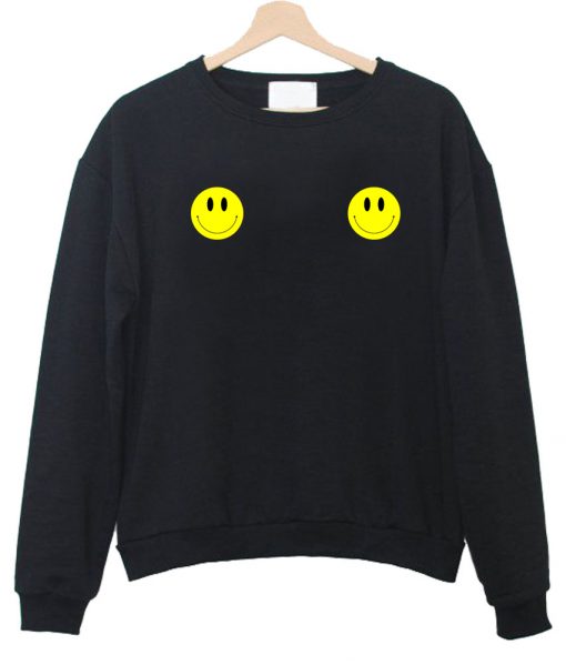 smiley face sweatshirt