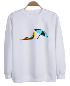 umbrella sweatshirtway up sweatshirt