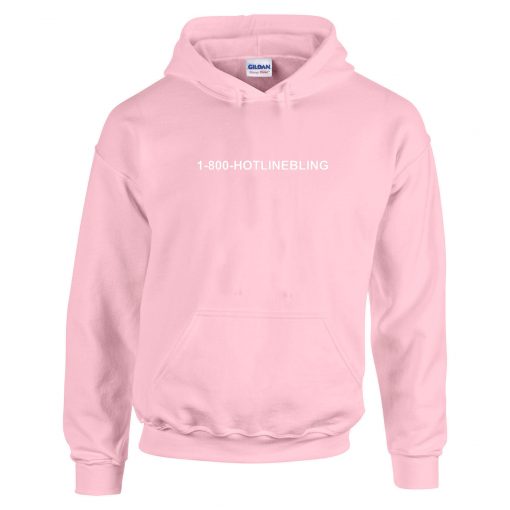1800 hotlinebling hoodie pink