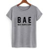 BAE Best Auntie Ever T shirt