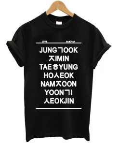 Bangtan Members T shirt