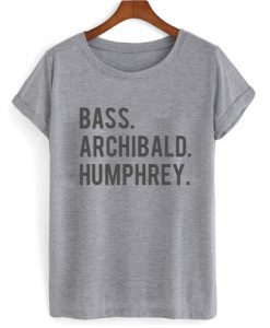 Bass Archibald Humphrey T shirt