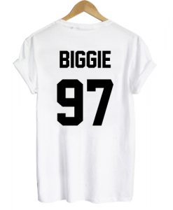 Biggie 97 T shirt Back