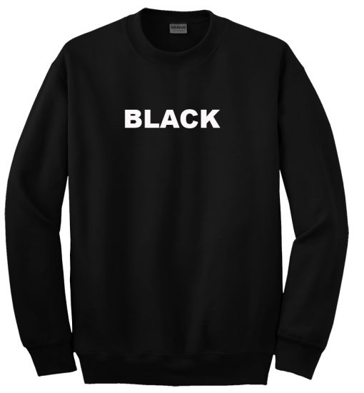 Black sweatshirt