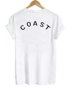 Coast T shirt Back