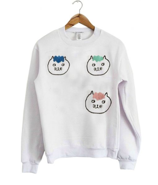 DYED HAIR CAT sweatshirt