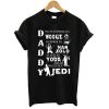 Fathers Day T-shirt Star Wars Themed Jedi Shirt Strong Brave Wise & Skilled tee