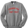 Friends you can't trust sweatshirt
