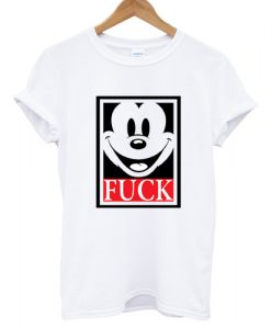 Fuck Parody Mickey Mouse T shirt