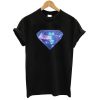 Galaxy superman logo T shirt