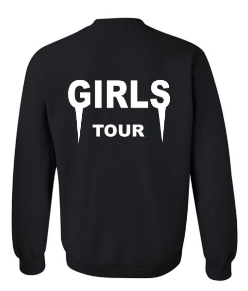 Girls Tour sweatshirt back
