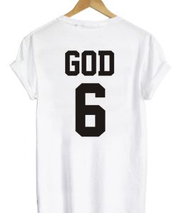 God 6 tshirt back