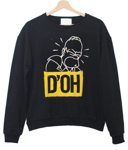 Homer Simpson D'OH sweatshirt