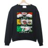 Marijuana Girl Roll Lick Smoke Sweatshirt