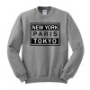New york Paris tokyo switer grey1