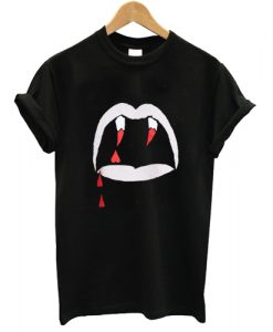 Red Vampire Lips T shirt