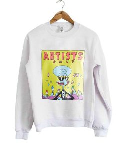 SpongeBob Artists Only Squidward Sweatshirt