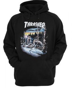 Thrasher Wolf graphic Hoodie