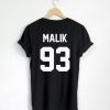 Zayn Malik 93 T shirt Back