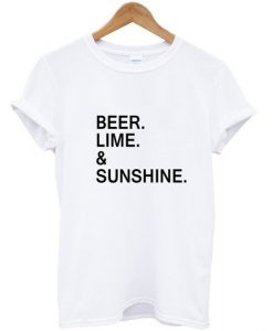 beer lime & sunshine shirt W