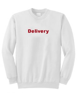 delivery sweatshirt