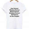 gay power tshirt