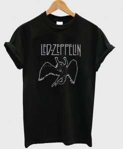 led zeppelin angel logo tshirt